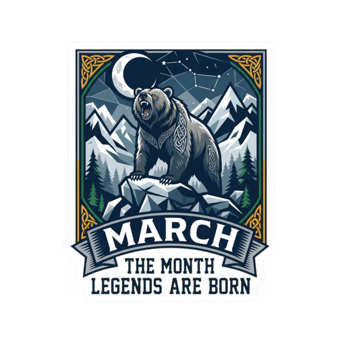 "March Legend" Sticker
