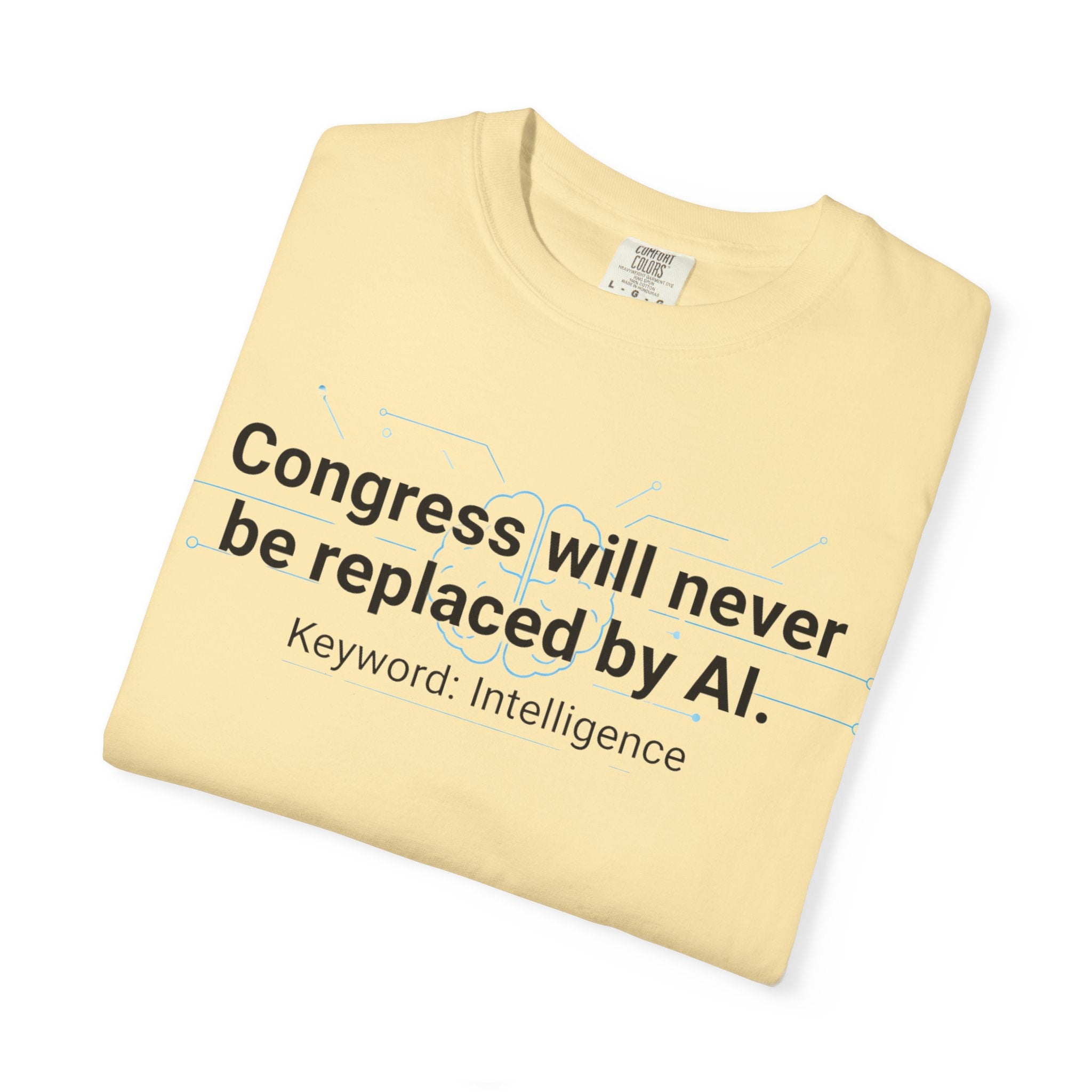"Congress vs. AI T-Shirt" Unisex Garment-Dyed T-shirt