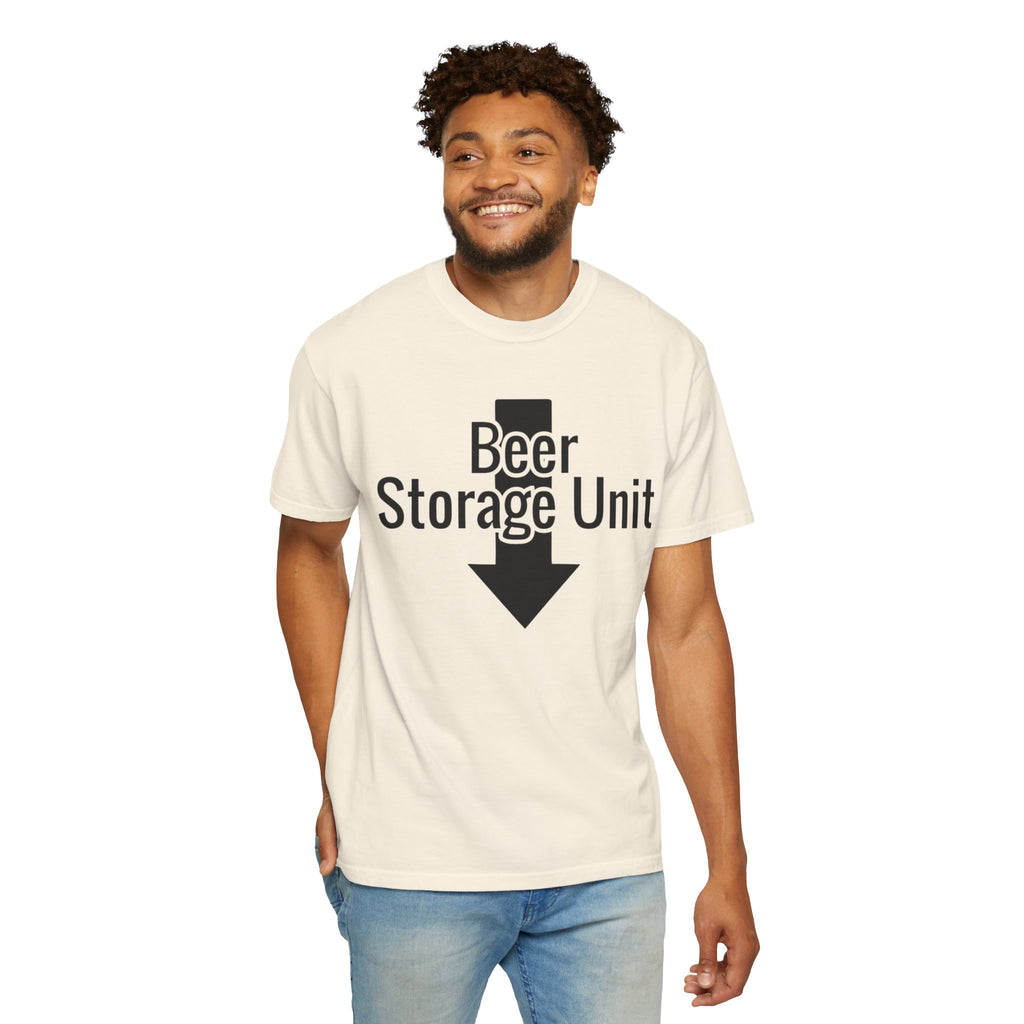 "Beer Storage Unit" Unisex Garment-Dyed T-shirt