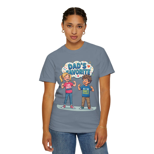 "Dad's Favorite" Unisex Garment-Dyed Tee