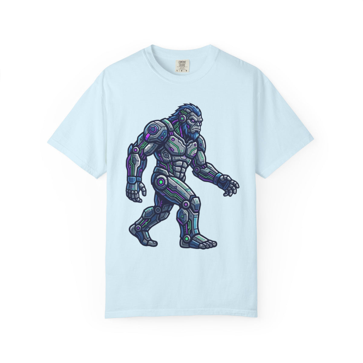 Color: Chambray | Cyber Bigfoot Unisex Garment-Dyed Tee