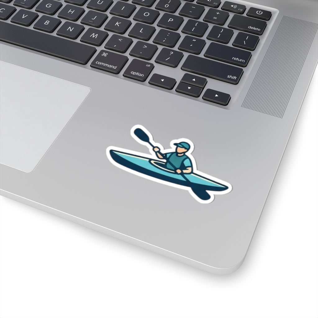 "Mountain Lake Kayak" Sticker