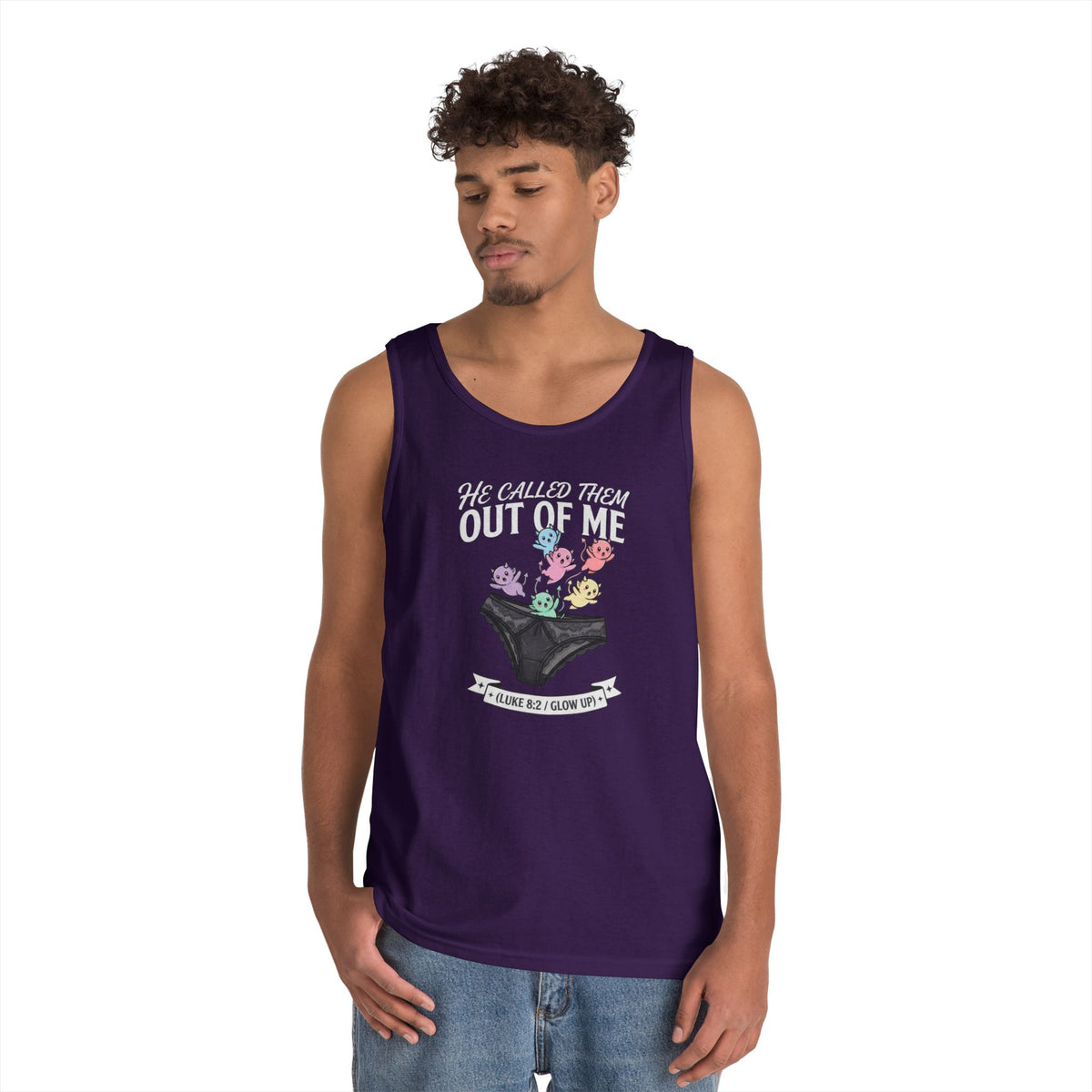"Good Book Series He Called Them Out Of Me" Tank Top
