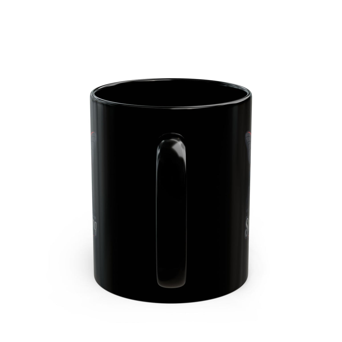 "Mothman (West Virginia, USA)" Black Ceramic Mug