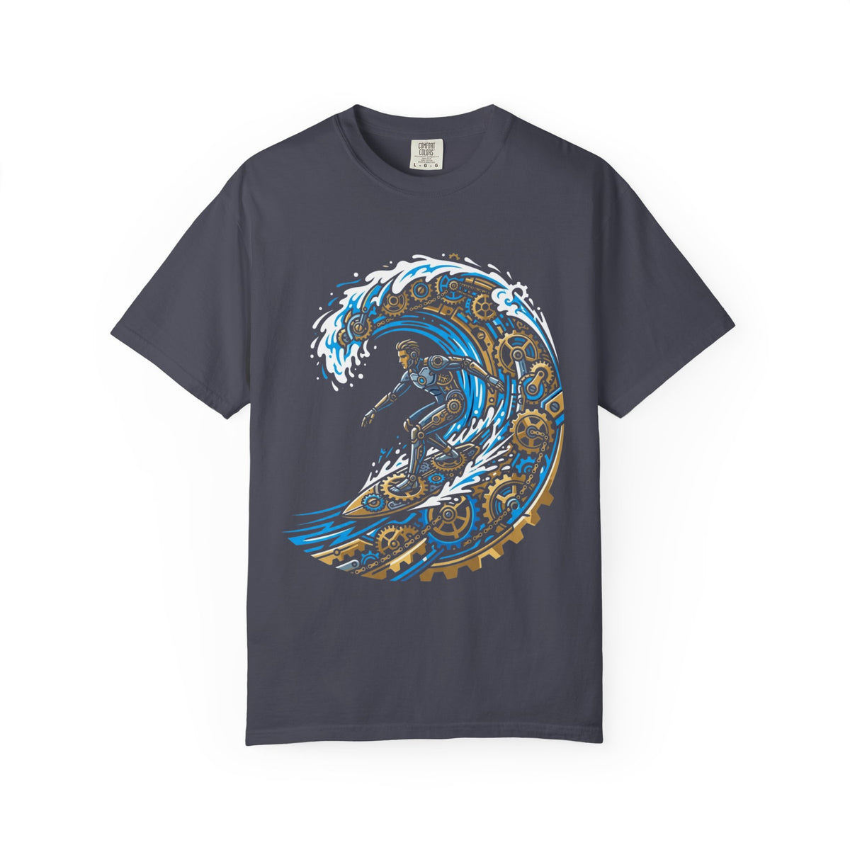 Color: Navy | Time Surfer Unisex Garment-Dyed Tee