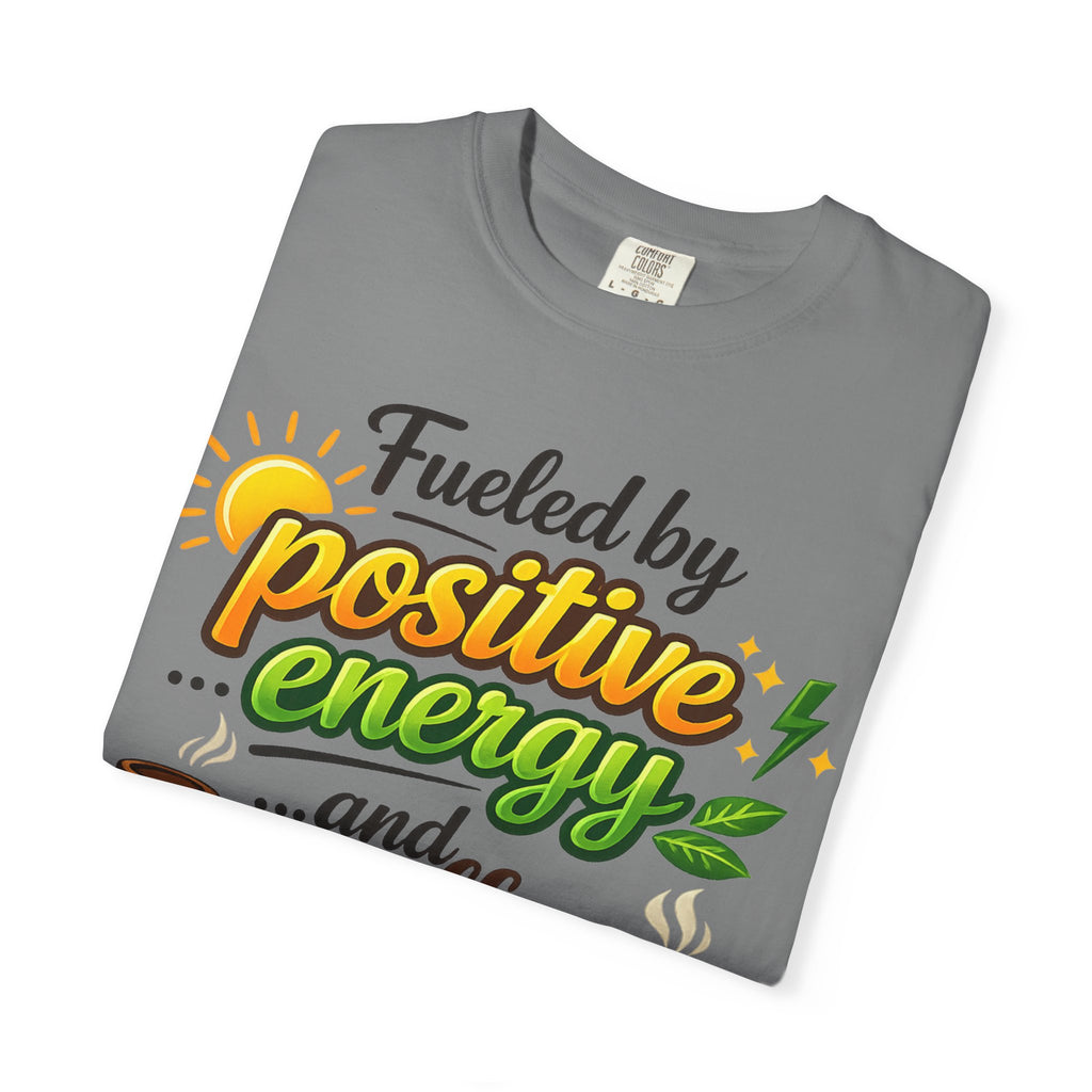 "The High-Voltage Morning Routine" Unisex Garment-Dyed T-shirt