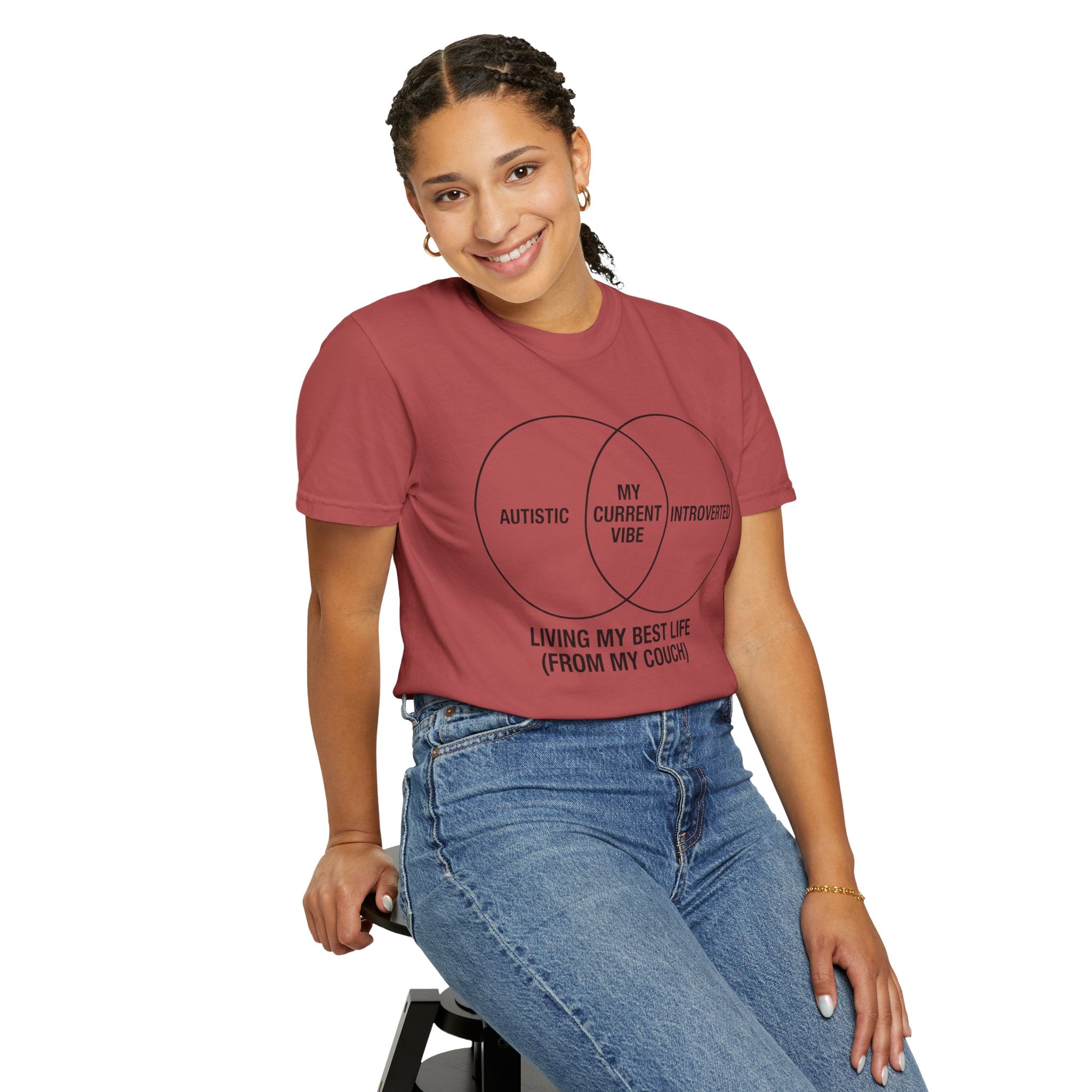 "Living My Best Life" Unisex Garment-Dyed Tee