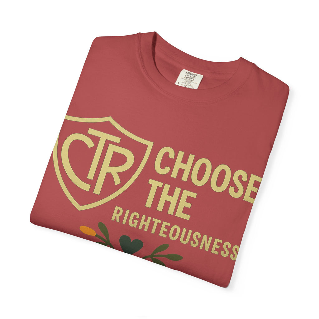 "CTR: Choose the Righteousness" Unisex Garment-Dyed T-shirt