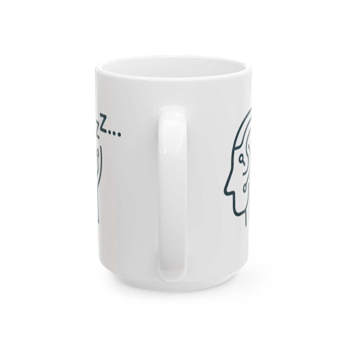 "I Was Listening" White Ceramic Mug — Graphic