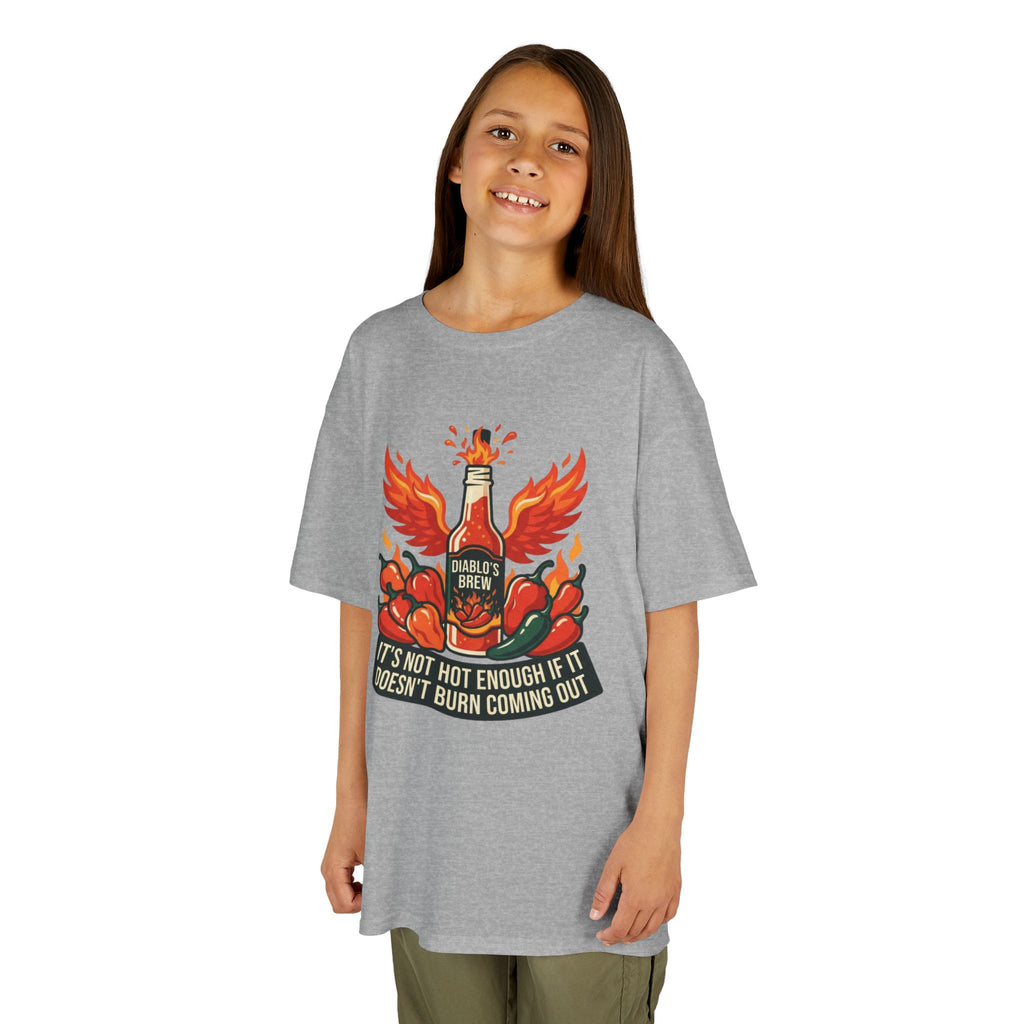"Burns Coming Out" Kids Tee