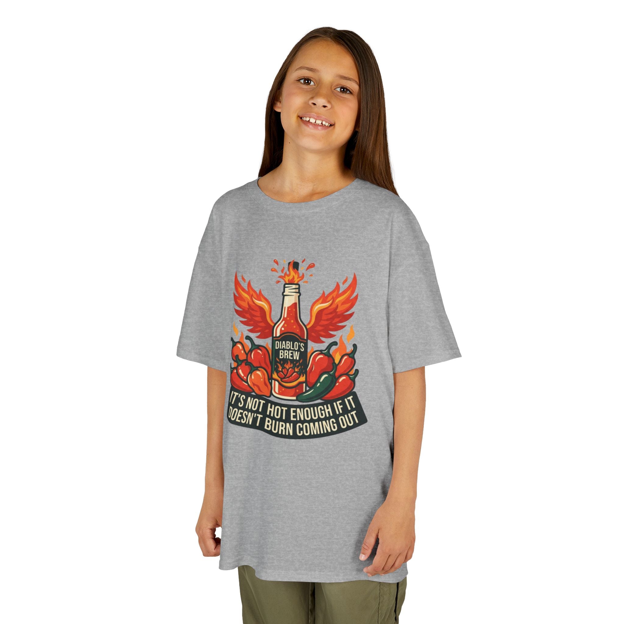 "Burns Coming Out" Kids Tee