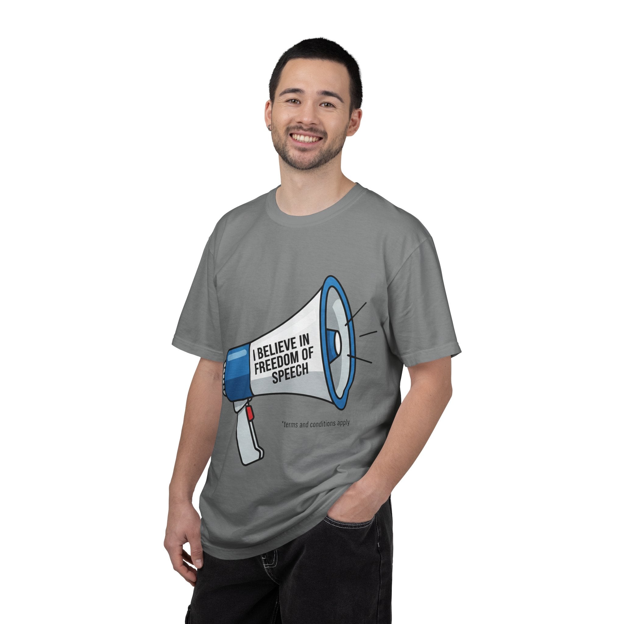 "Freedom of Speech" Unisex Garment-Dyed T-shirt
