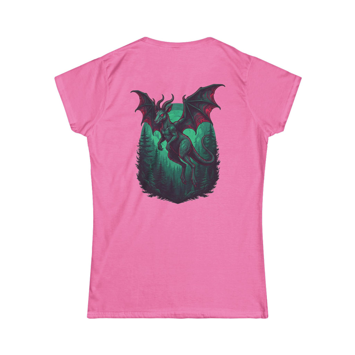 Color: Azalea | The Jersey Devil (New Jersey, USA) Women's Tee
