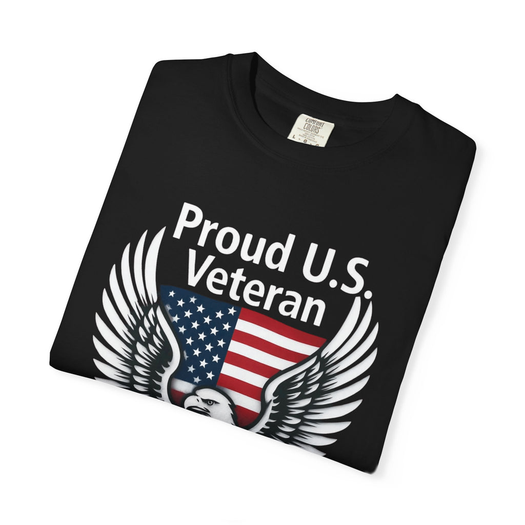 "Proud Veteran" Unisex Garment-Dyed T-shirt
