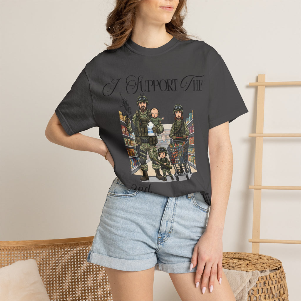"actical Grocery Run" Unisex Garment-Dyed T-shirt
