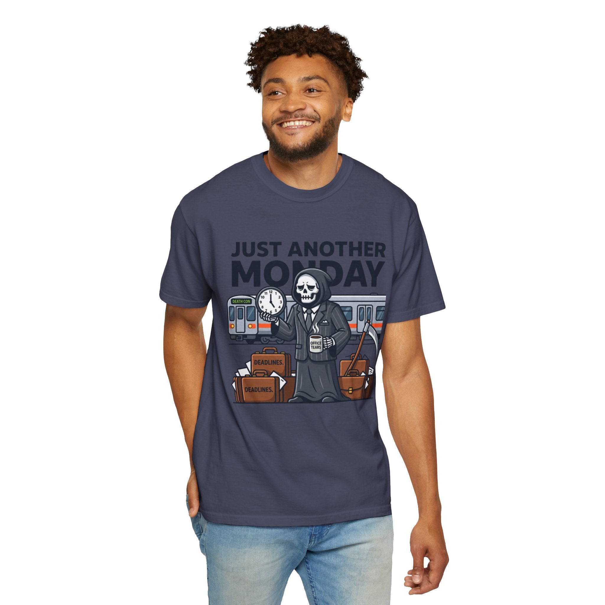 "Just Another Monday" Unisex Garment-Dyed Tee