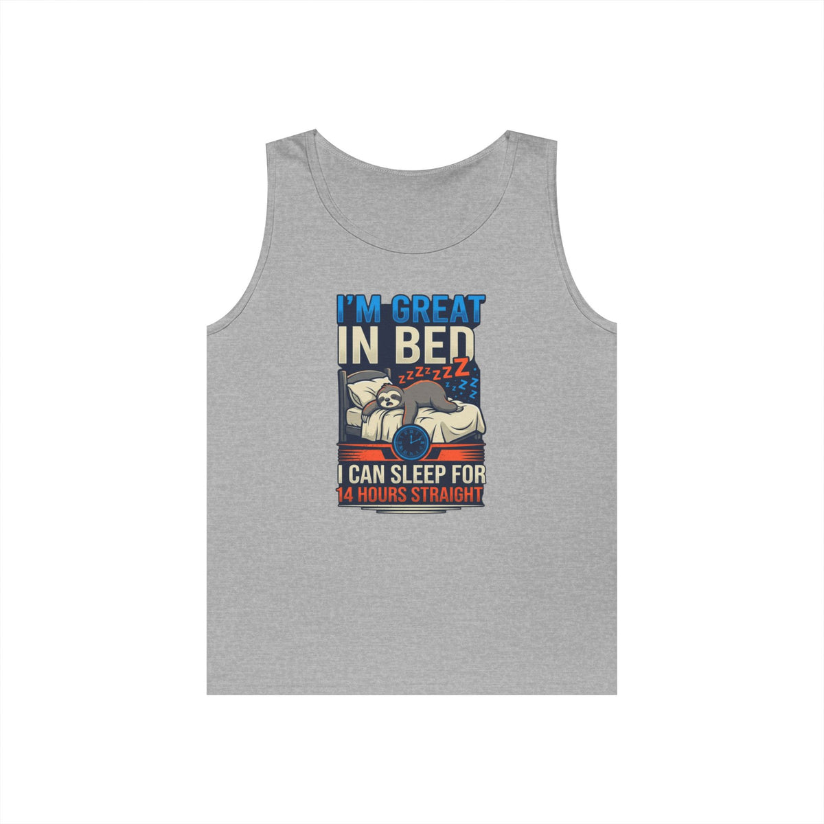 Color: Sport Grey | I'm Great In Bed Tank Top
