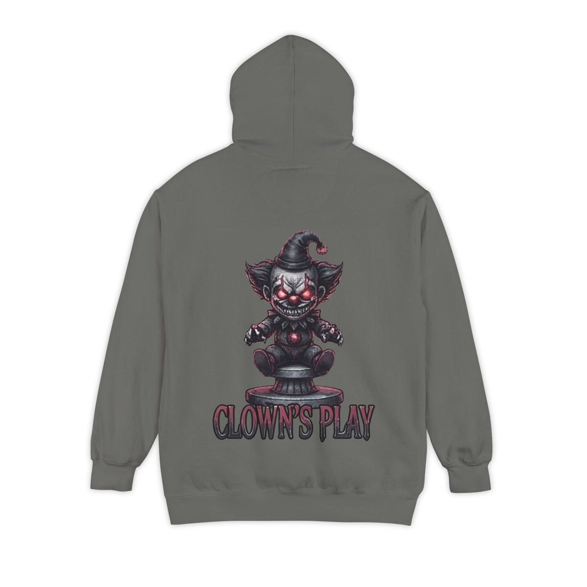 Color: Grey | Clown Play Garment-Dyed Hoodie