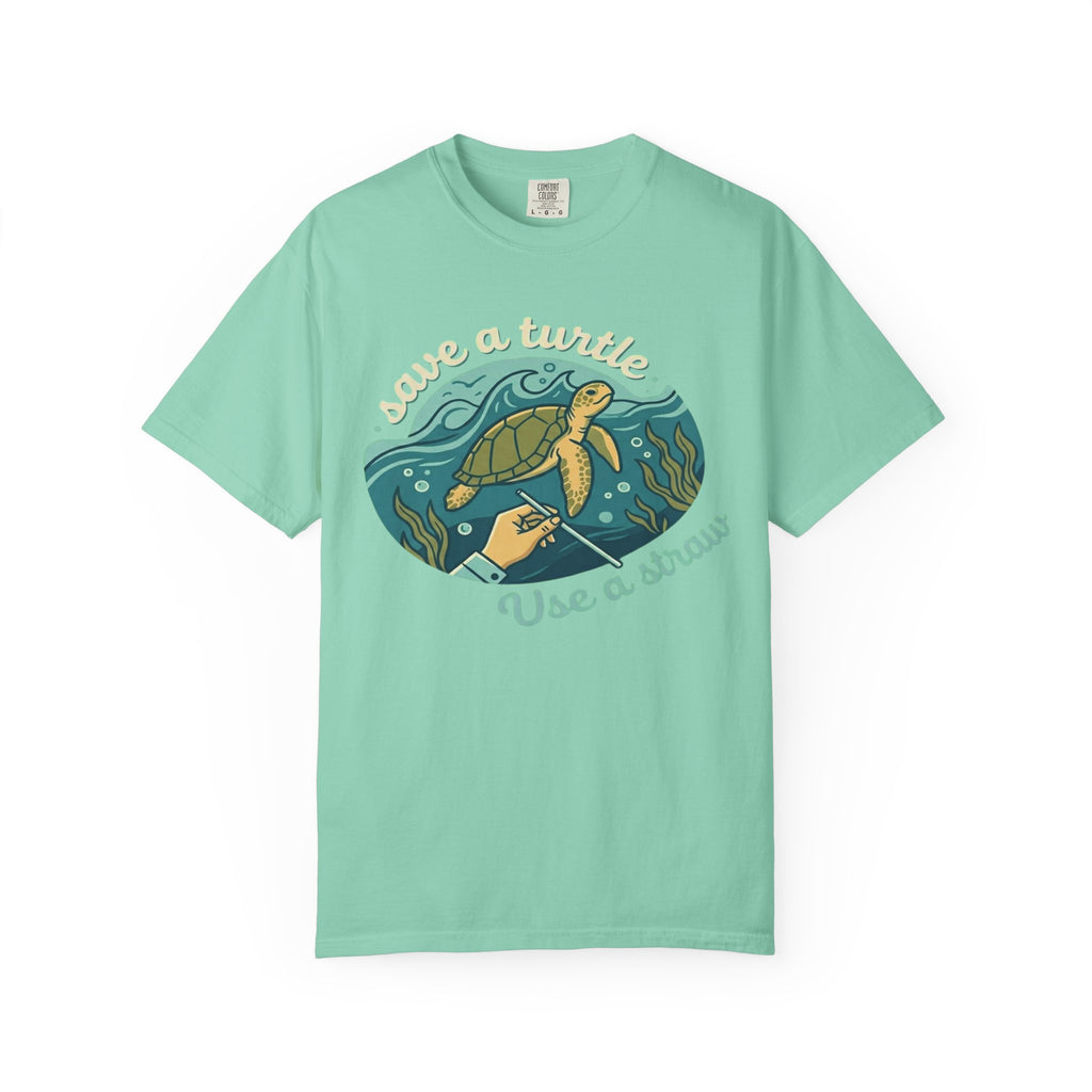 "Save a Turtle" Unisex Garment-Dyed Tee
