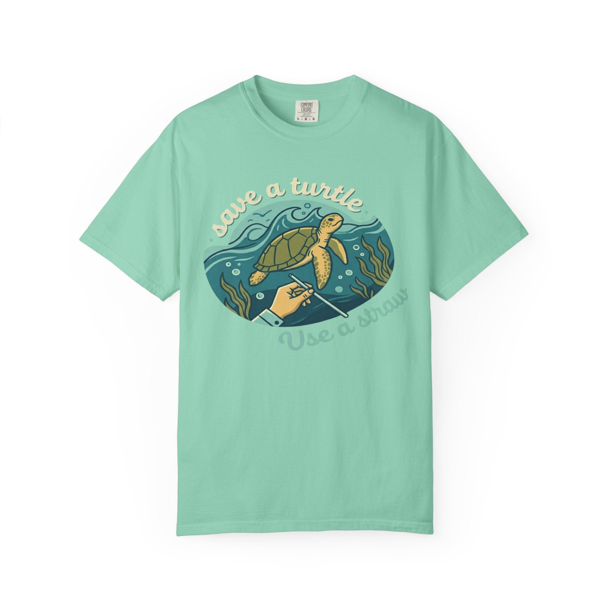 "Save a Turtle" Unisex Garment-Dyed Tee