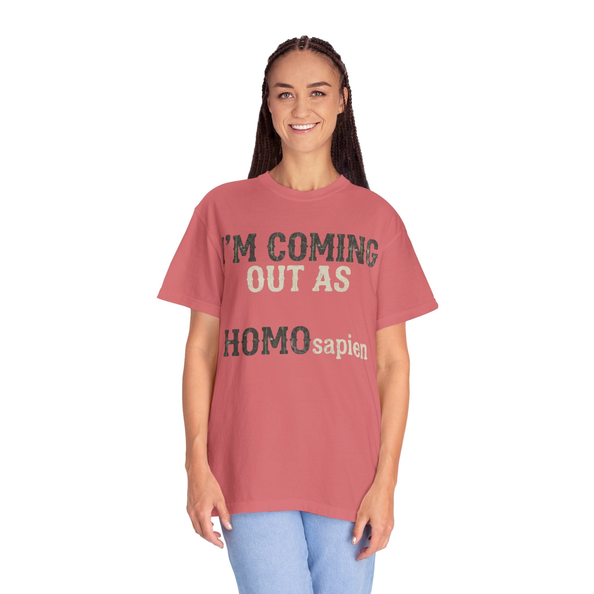 "I'm Coming Out" Unisex Garment-Dyed Tee