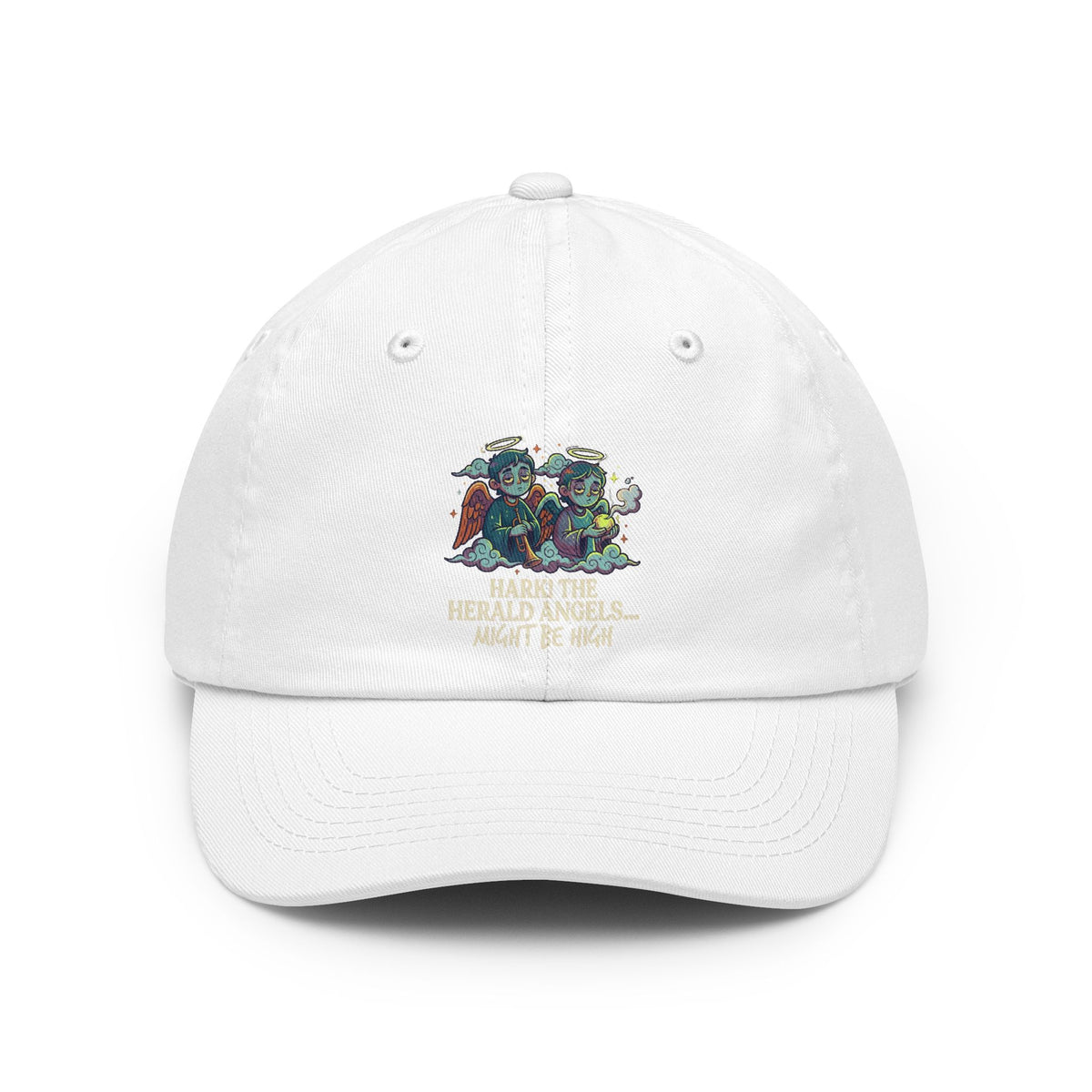 Color: White | Hark The Herald Angels Dad Hat