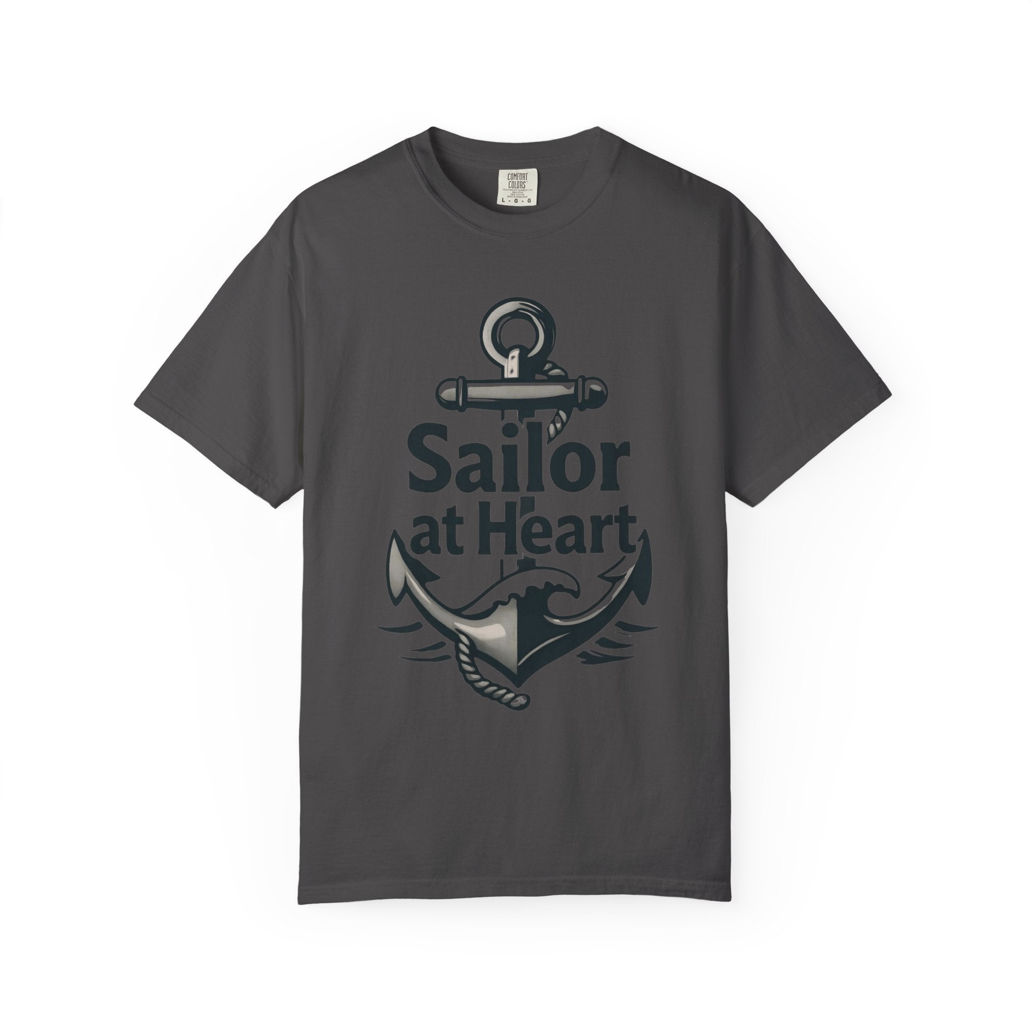 "Sailor at Heart-2" Unisex Garment-Dyed T-shirt