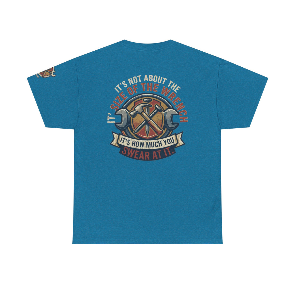 Color: Antique Sapphire | Size Matters Premium Graphic Tee