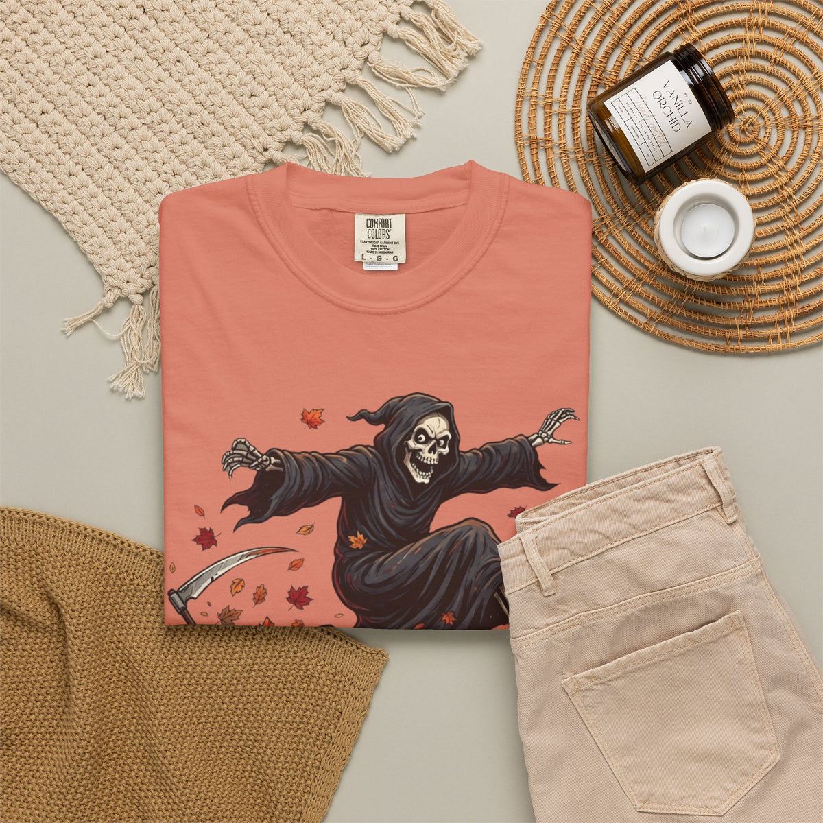 Autumn Death Unisex Garment-Dyed Tee