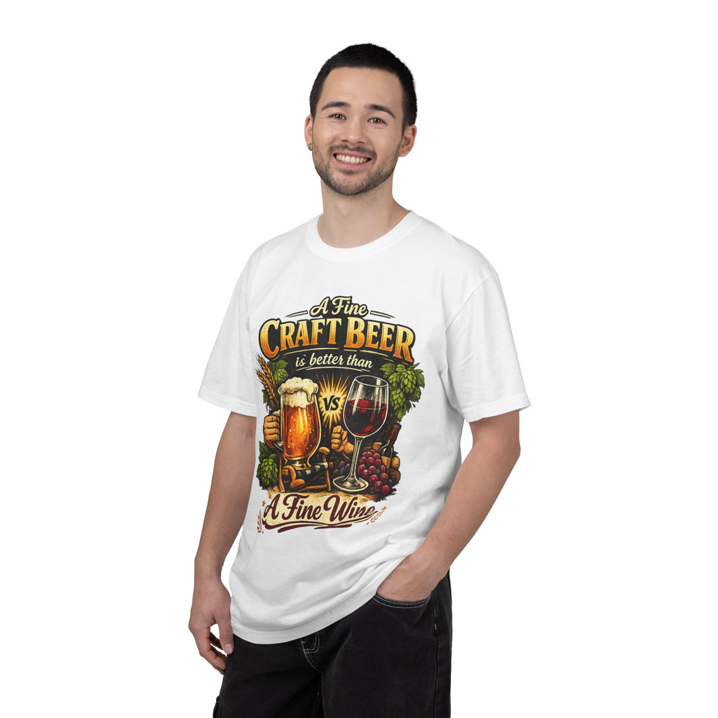 "Craft Beer Better Than Wine" Unisex Garment-Dyed Tee