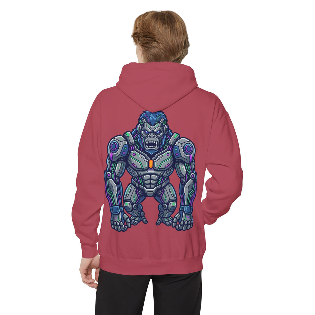 "Cyber Gorilla" Garment-Dyed Hoodie