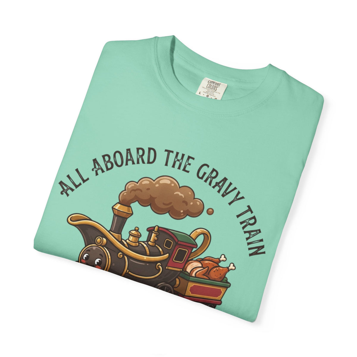 "Next Stop Food Coma" Unisex Garment-Dyed Tee