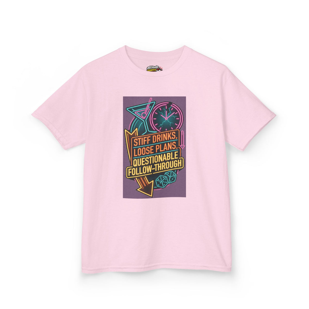 "Stiff Drinks Loose Plans" Kids Tee