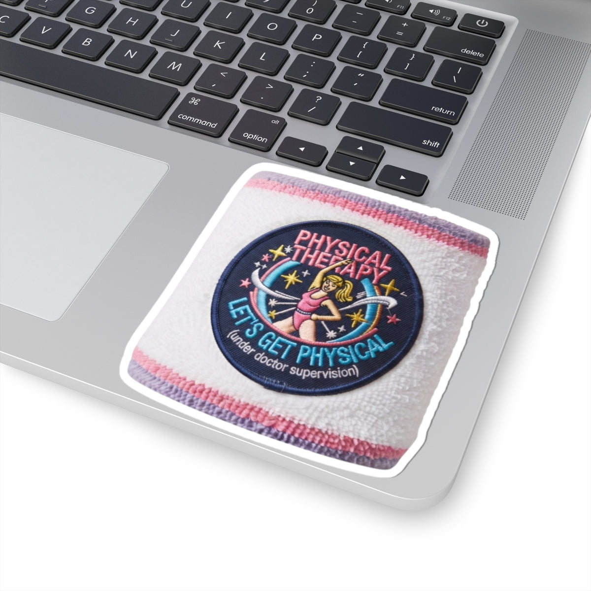 "Let's Get Physical" Sticker — Main