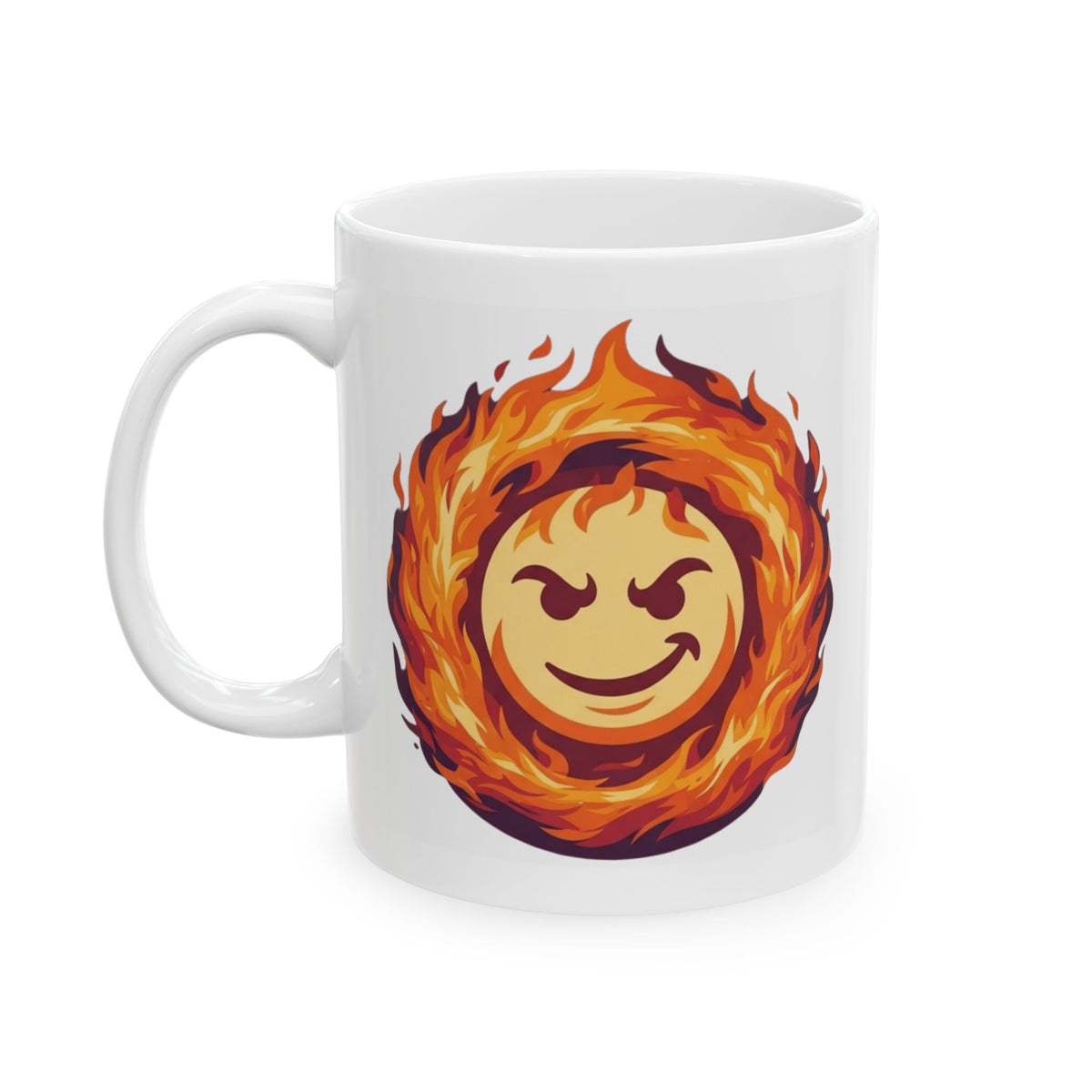 "I'm Going to Hell" White Ceramic Mug — Graphic