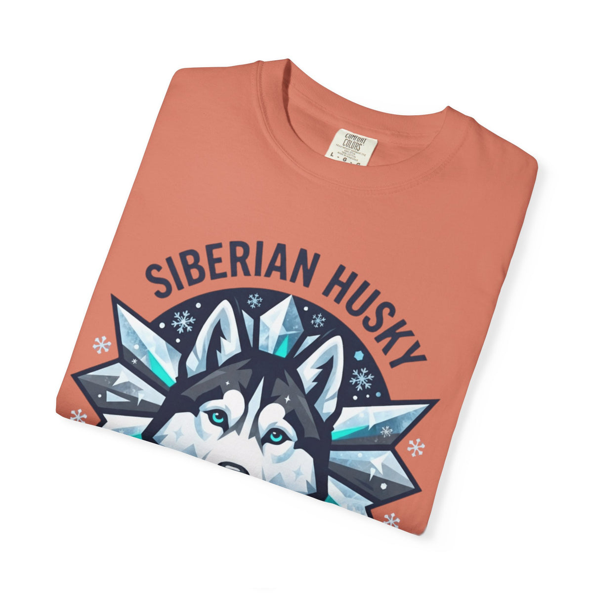 "Siberian Husky Loyal & Free" Unisex Garment-Dyed Tee