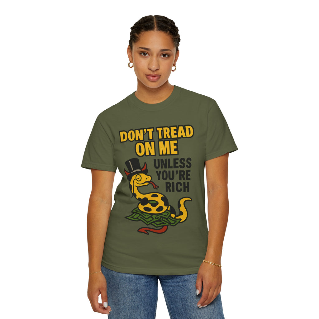 "Don't Tread On Me" Unisex Garment-Dyed T-shirt