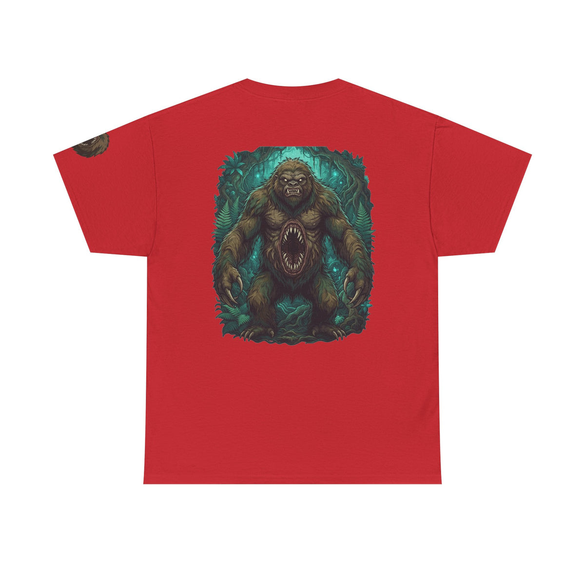 Color: Red | Mapinguari (Amazon Rainforest) Premium Graphic Tee