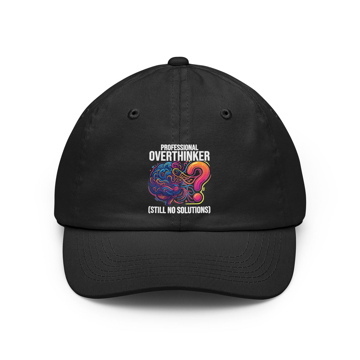 Color: Black | Professional Overthinker Dad Hat