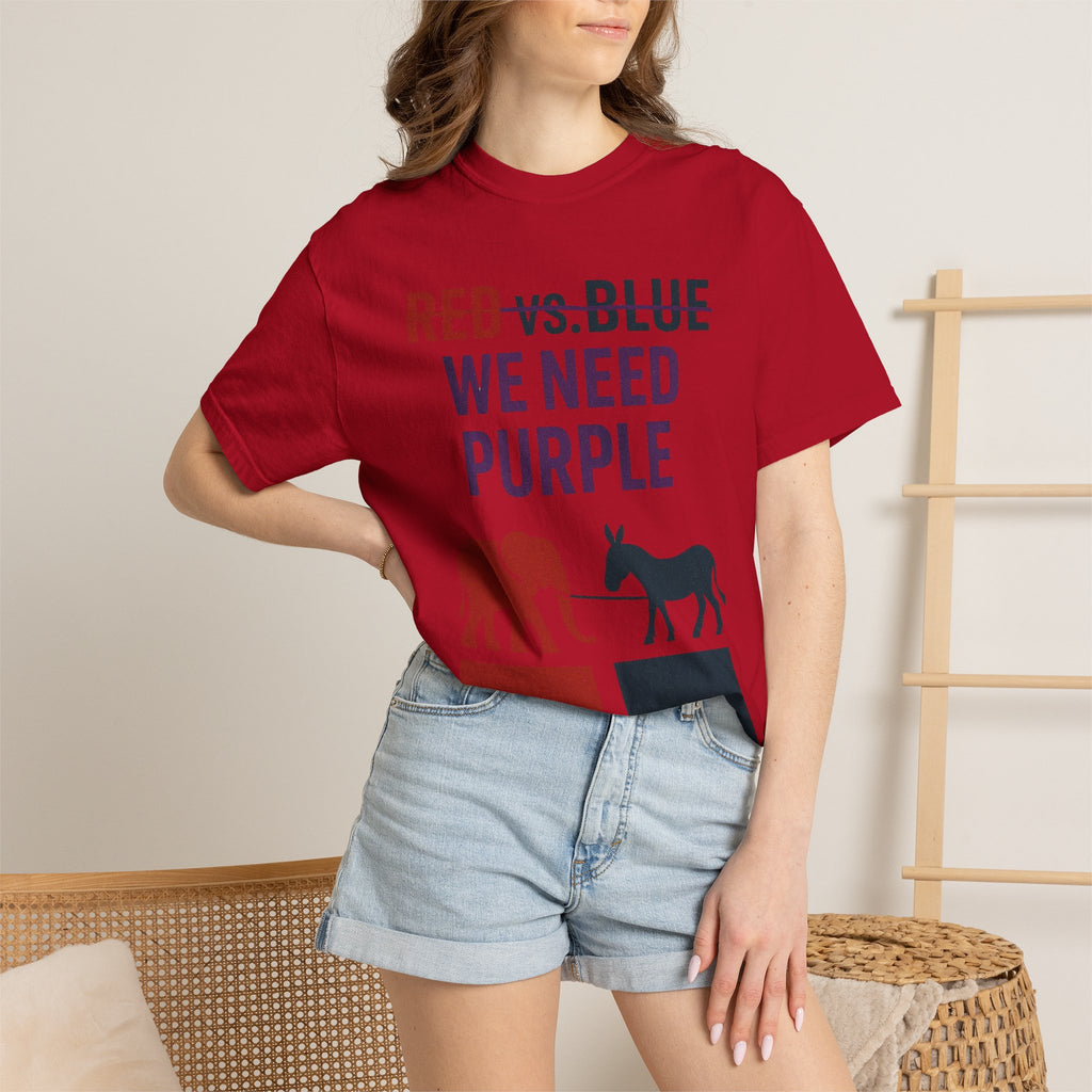"he Lesser Evil Election" Unisex Garment-Dyed T-shirt