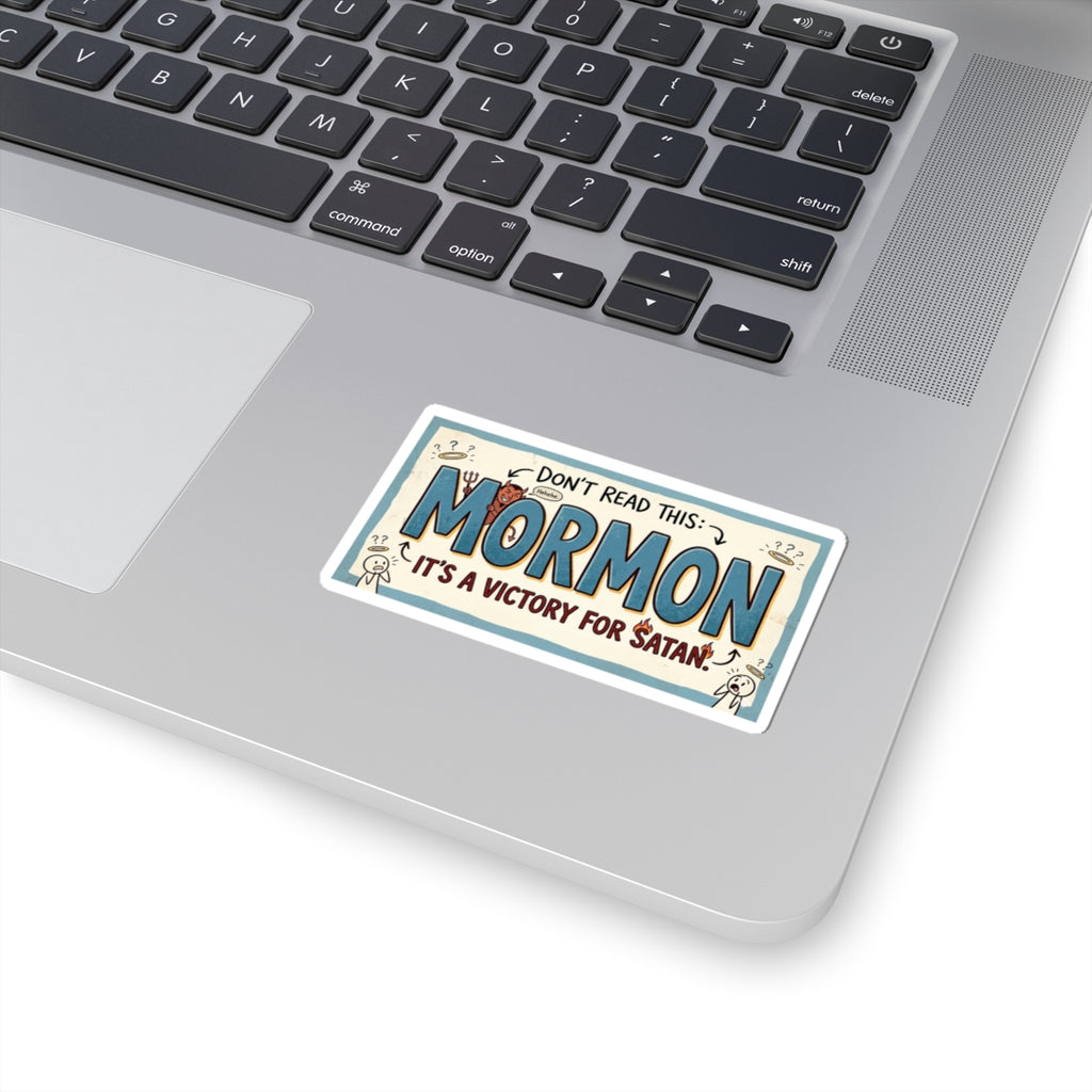 "Mormon is a Victory for Satan" Sticker — Main