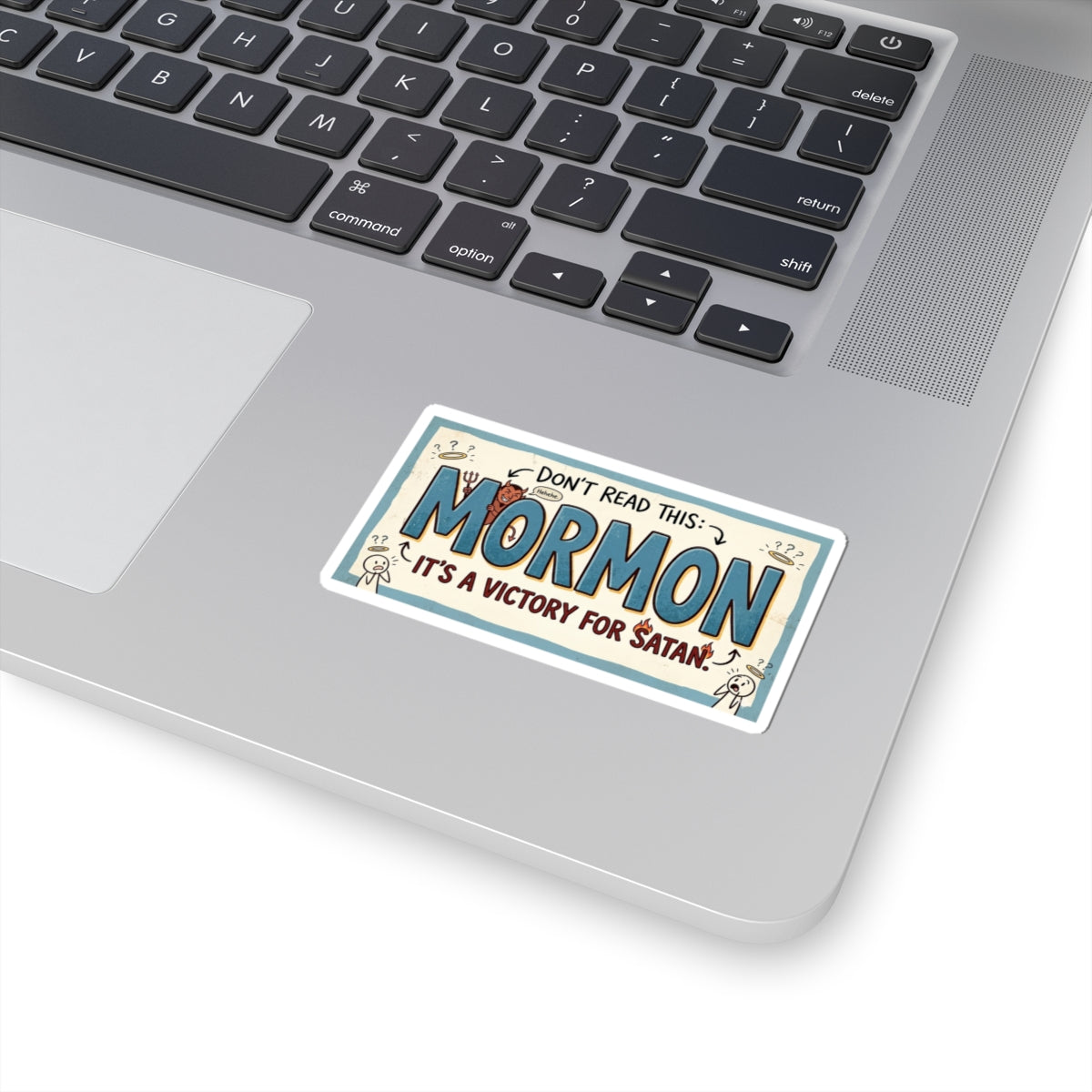 "Mormon is a Victory for Satan" Sticker — Main
