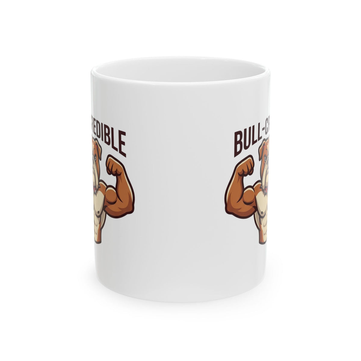 "Bull Credible" White Ceramic Mug