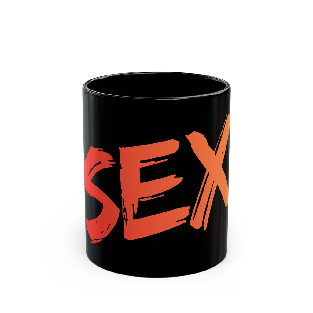"Built for Sex" Black Ceramic Mug — Graphic