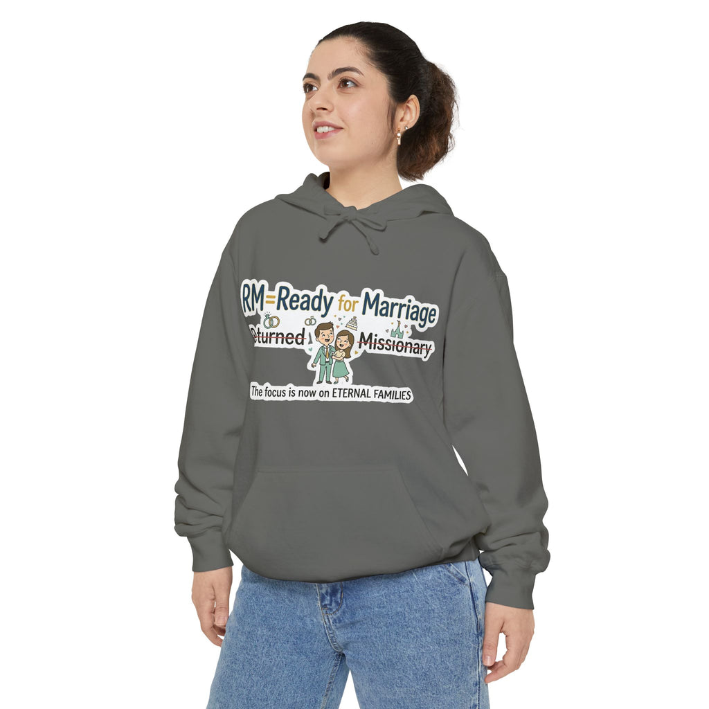 RM: Ready for Marriage (Probably Not) | Garment-Dyed Hoodie — AttitudeShirts