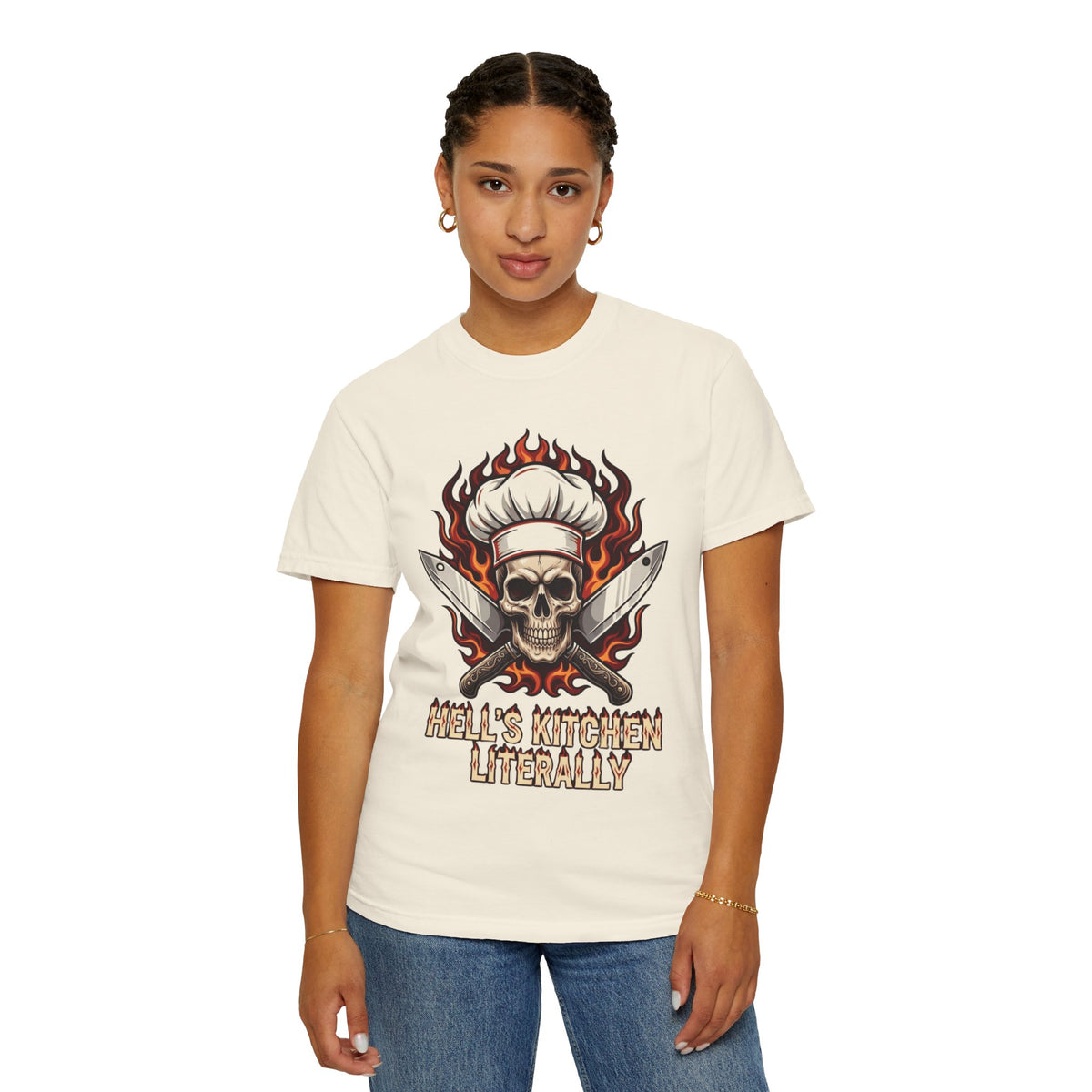 "Hell's Kitchen Literally" Unisex Garment-Dyed Tee