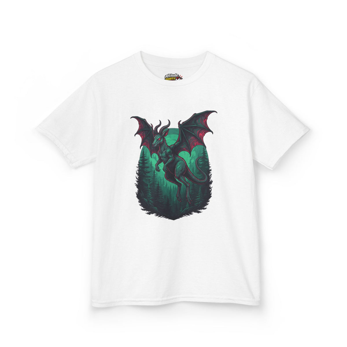 Color: White | The Jersey Devil (New Jersey, USA) Kids Tee