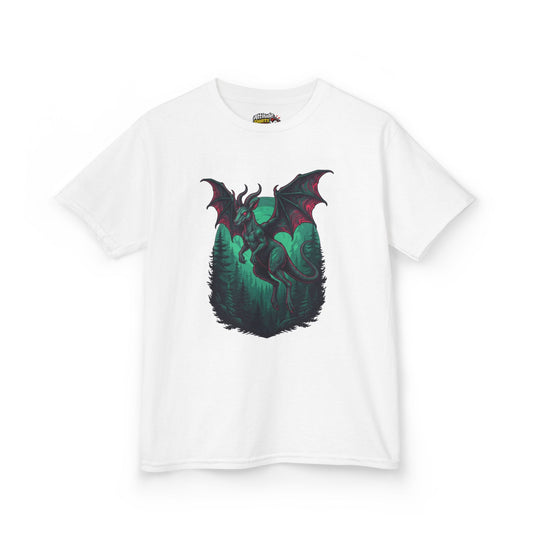 Color: White | The Jersey Devil (New Jersey, USA) Kids Tee
