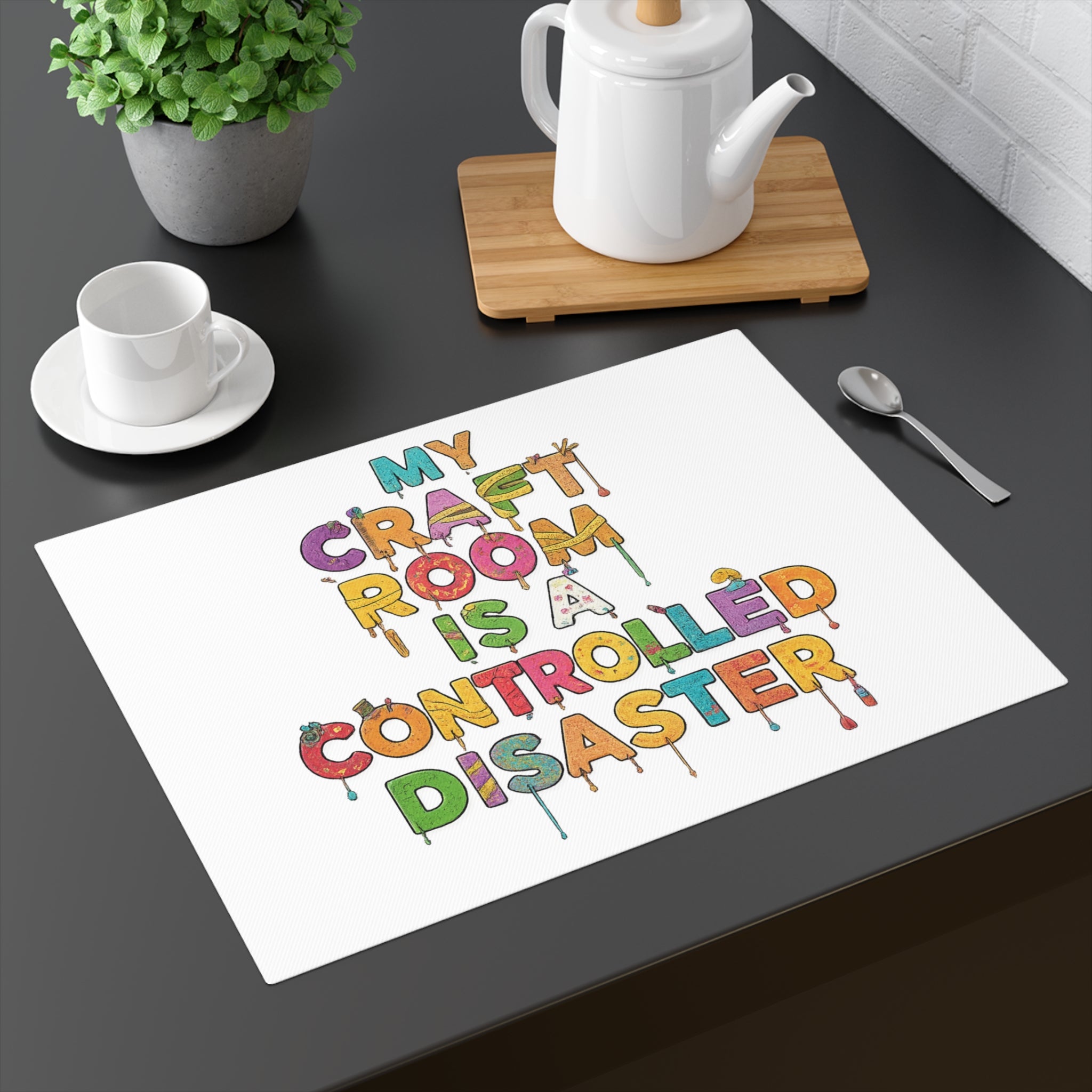 My Craft Room, My Rules | Canvas Tote