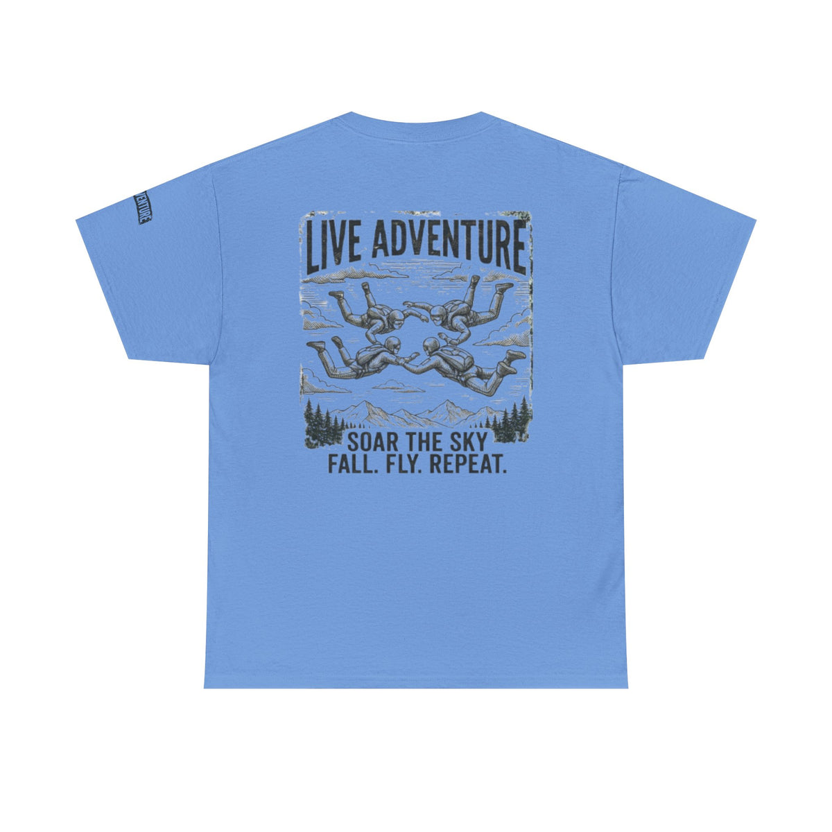 Color: Carolina Blue | Live Adventure - Skydive Premium Graphic Tee